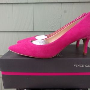 Vince Camuto Hot Berry Pink Heels